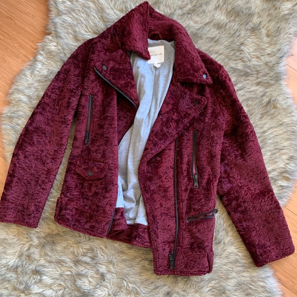 Avec Les Filles Oversized Plush Jacket - Picture 3 of 4